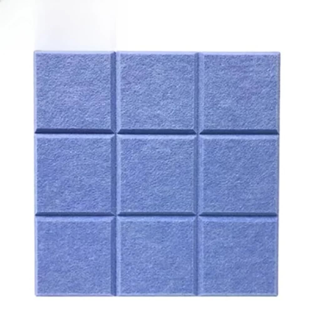 Panneau mural en feutre à grille 30x30cm, en fibre de polyester, panneau acoustique pour fond mural,
