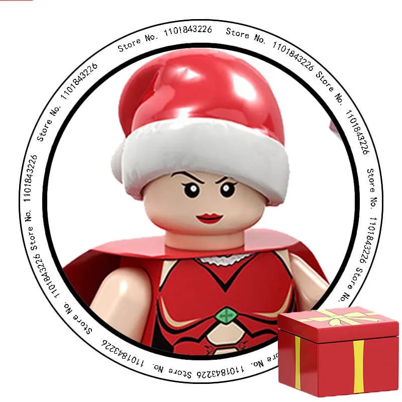 TV6303 joyeux noël série de films elfe Mini figurines d'action père noël bricolage blocs de construc