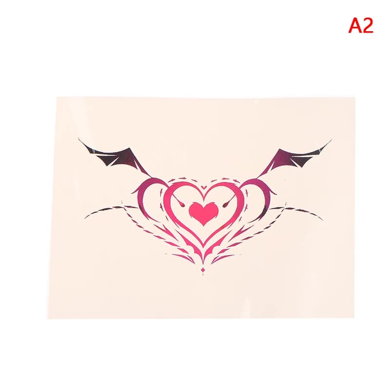 Tatouage d'aile temporaire étanche pour hommes et femmes, faux tatouages sur la jambe, le bras et le