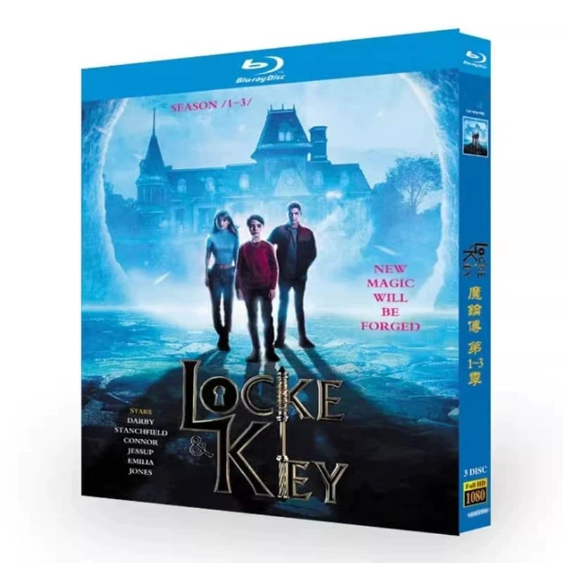 Locke & Key : L'intégrale des saisons 1 à 3, série télévisée, coffret Blu-ray