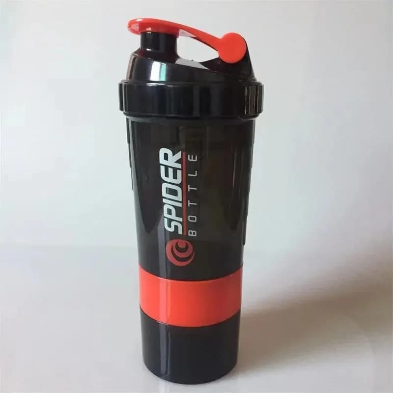Tasse de Secouage à 3 Couches pour le Fitness et le dehors, Bouteille d'Exercice de Musculation, Lai