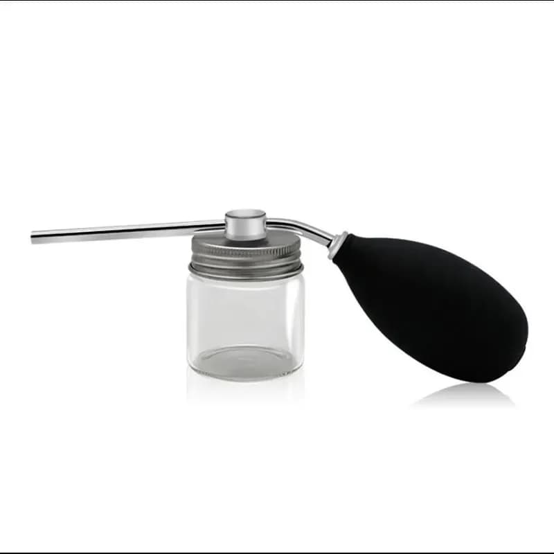 Bouteille de pulvérisation de poudre de barbier rechargeable, applicateur de fibres de construction 