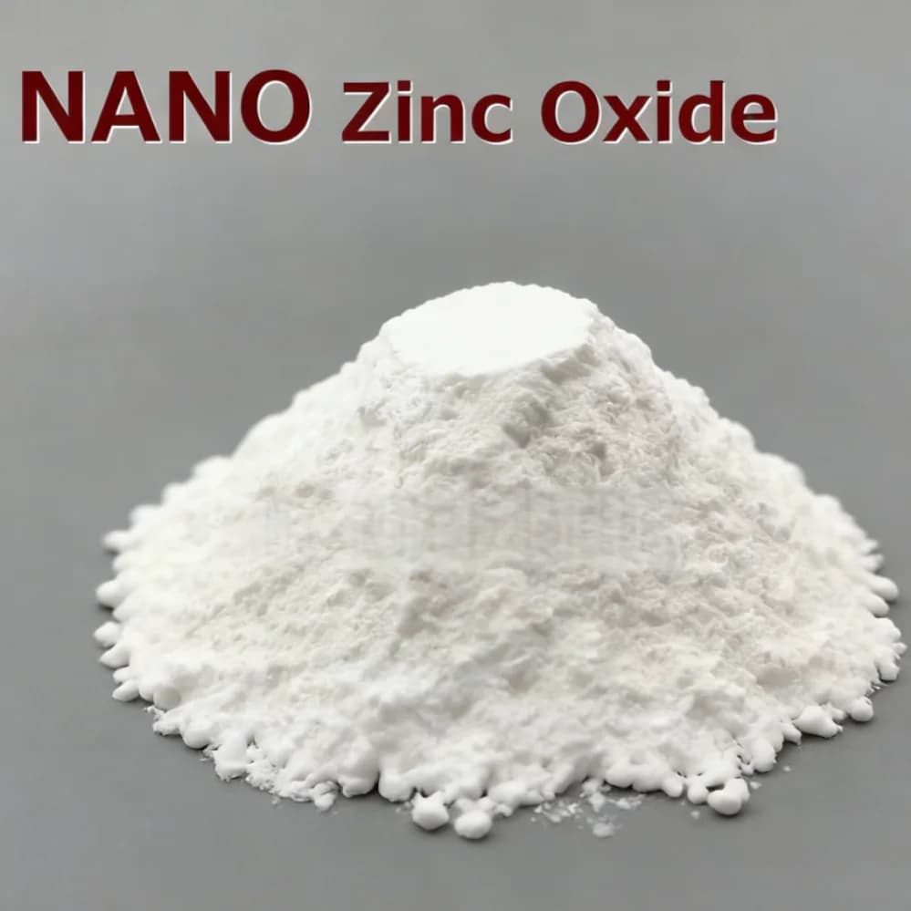 Oxyde de zinc en poudre 10-20 nm, emballage personnalisé en sachet d'aluminium scellé, livraison rap