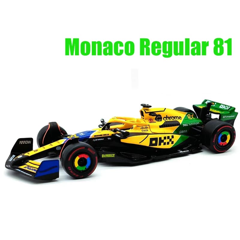 Bburago-Modèle de voiture de formule l'inventaire en alliage moulé sous pression bleu rose, F1 1:43,