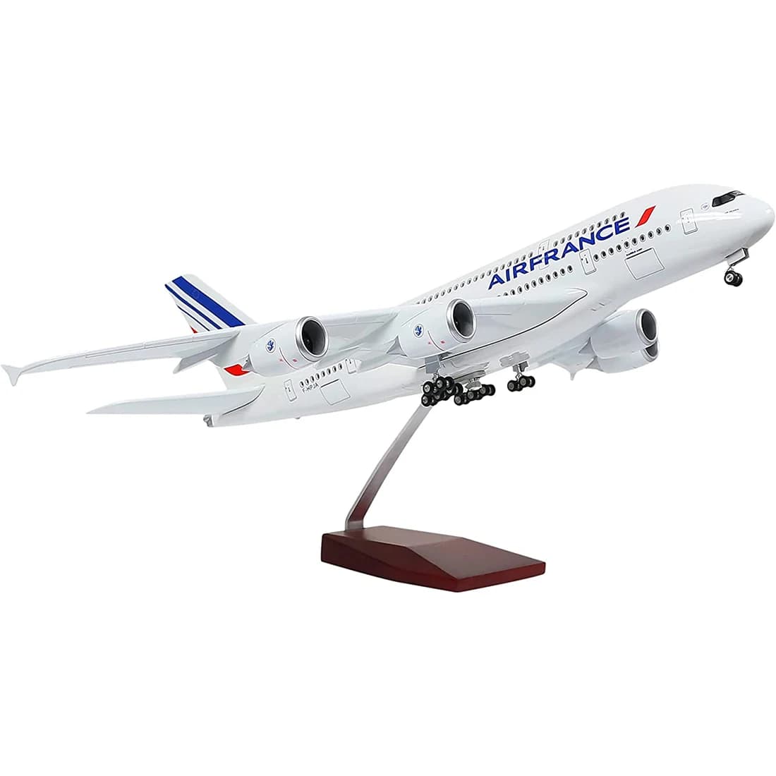 Avion Airbus A380 Air France, échelle 1/160, 50.5CM, modèle de compagnie aérienne avec lumière LED e