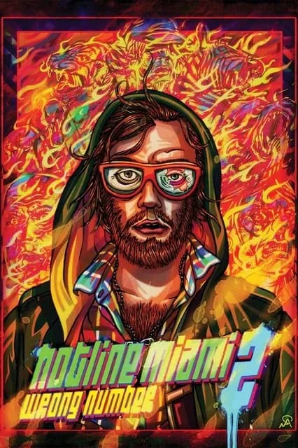 Affiche de jeu d'aventure classique Hotline Miami, affiches et impressions chaudes, peinture sur toi