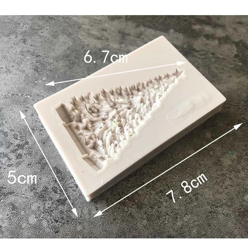 Moule à Fondant en Silicone pour arbre de noël, décoration de gâteau d'anniversaire de noël pour cho