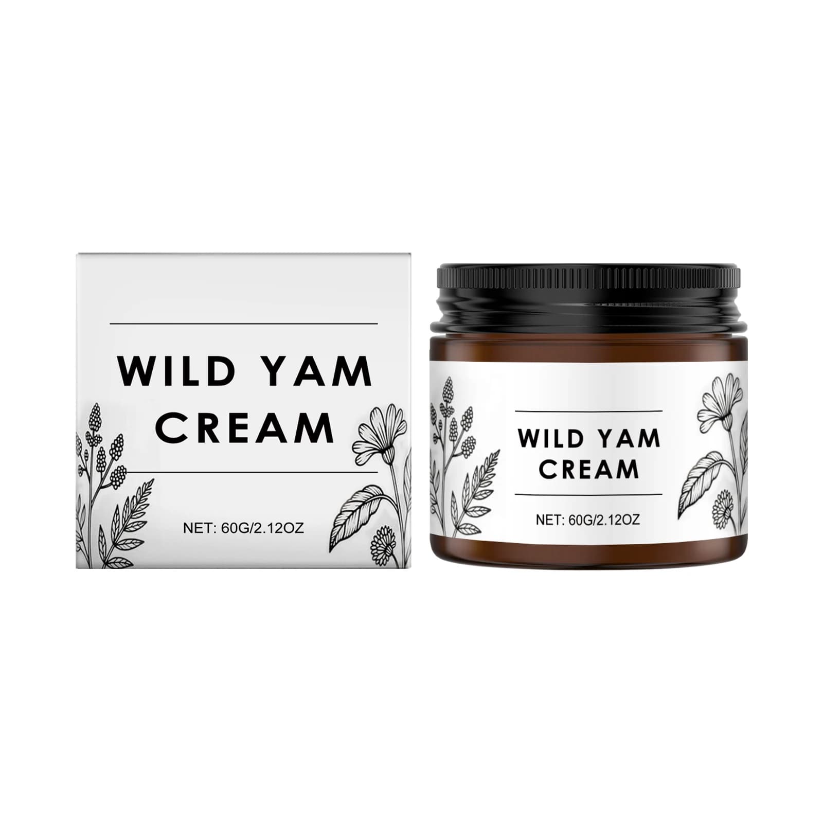 Crème Yam sauvage Hormones équilibre femme améliorer l'élasticité de la peau brillant soins de la pe