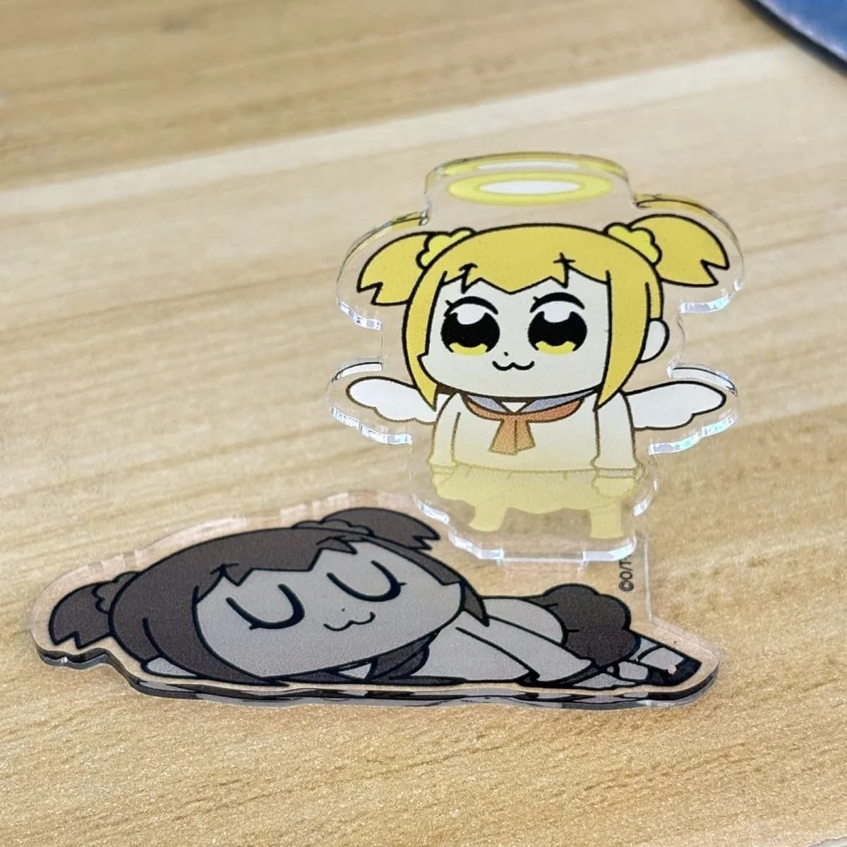 Modèle de support en acrylique Anime Pop Team Epic Popuko Pipimi, plaque décorative de bureau, ornem
