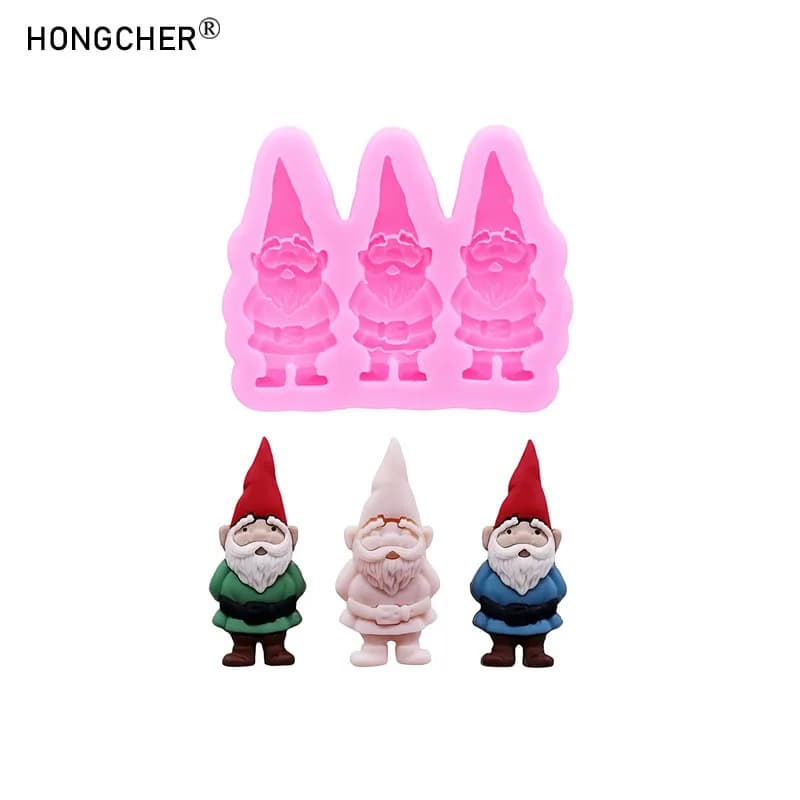 Série de noël cloches arbre de noël bonhomme de neige maison de neige gâteau Fondant moule en Silico