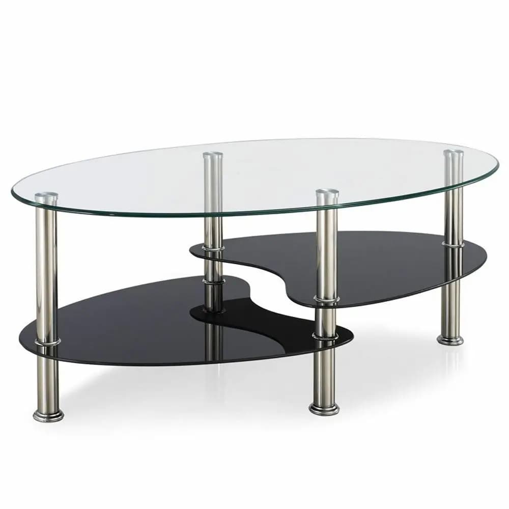2019 Table centrale populaire Table basse au design moderne avec plateau en verre de haute qualité