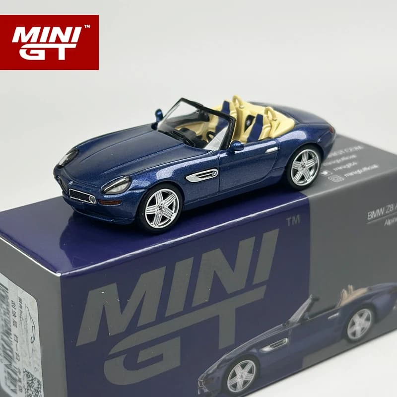 MINIGT 1:64 BMW Z8 Alpina Alpine bleu alliage voiture modèle 1082