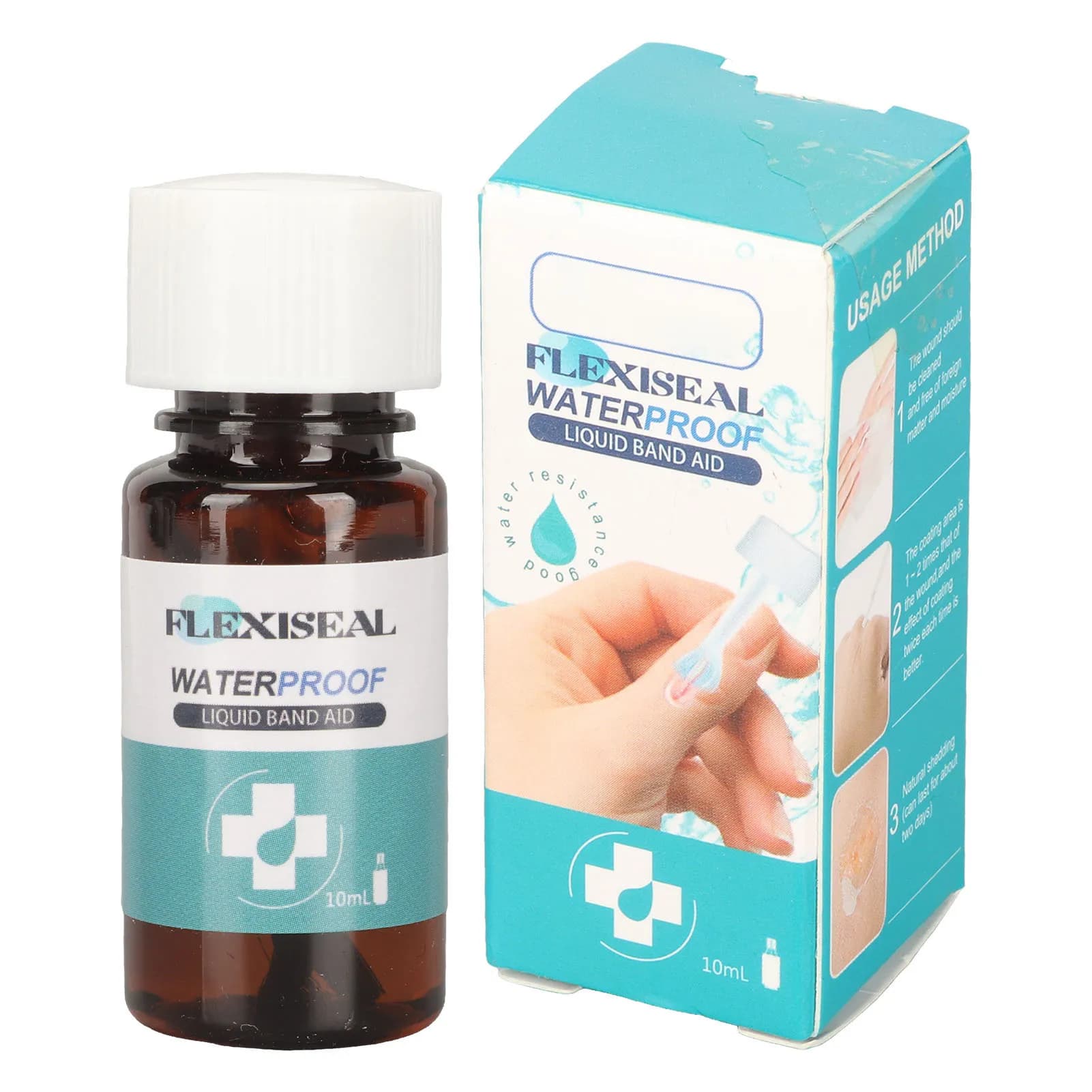 Plastic liquide pour plaies, 10ml, imperméable, Transparent, Portable, d'urgence, coupe des plaies,
