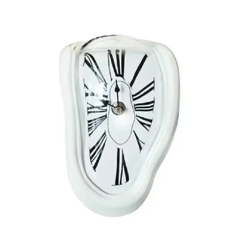Horloge de fusion Horloge fondue cadeau décor Art inspiré horloge murale étagère torsadée suspendue 