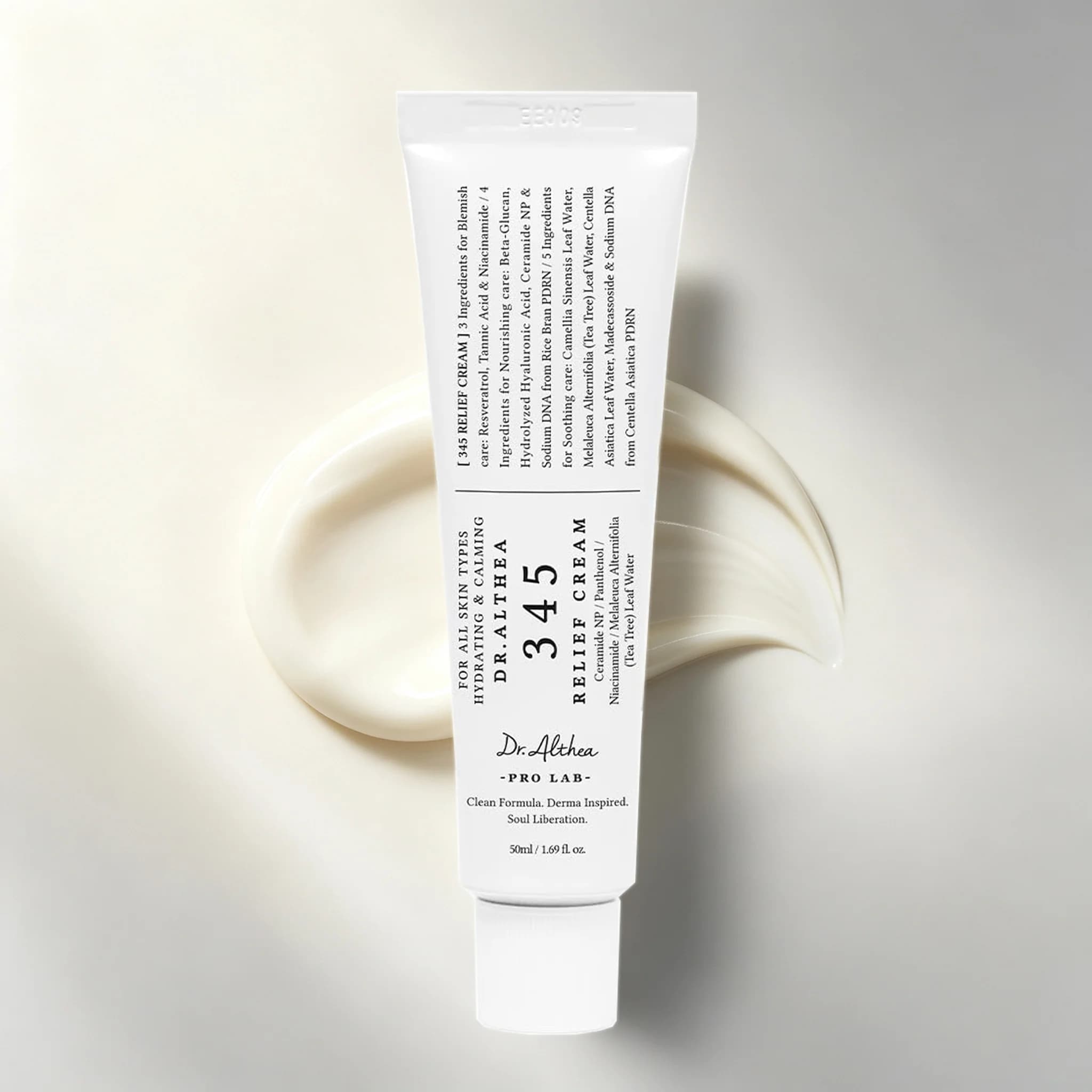 Crème apaisante Dr.Althea 345 Ver.2, hydratant coréen végétalien PDRN Centella Niacinamide, crème hy