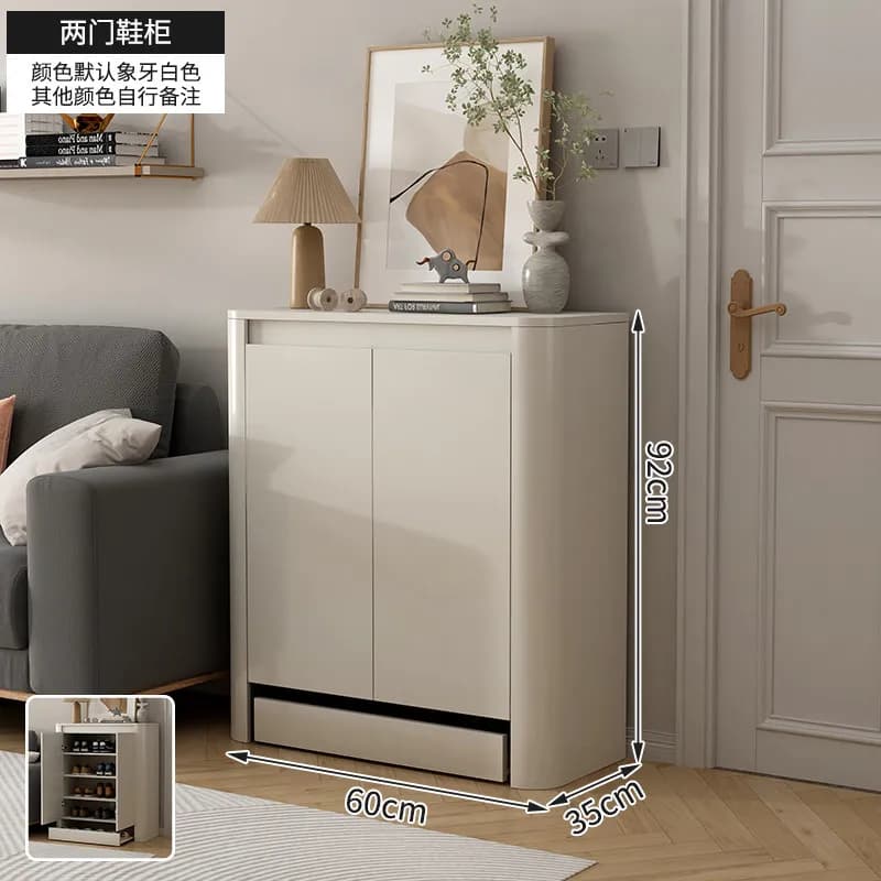 Meuble de rangement à chaussures en bois, organisateur de salon, présentoir de luxe pour pantoufles,