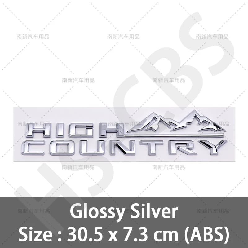 Autocollants de garde-boue de voiture, emblème de pays élevé ABS, Logo de coffre arrière, Badge de p