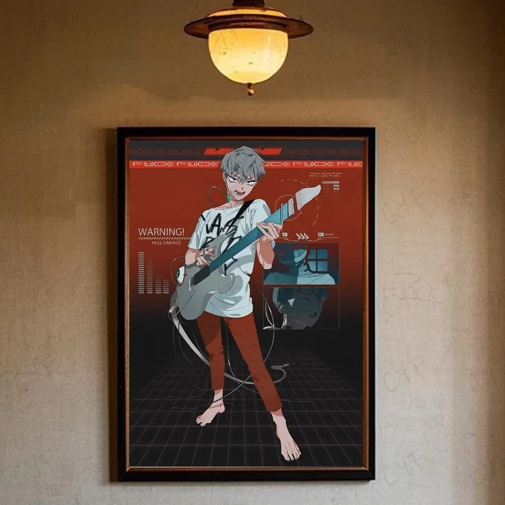 Affiche de scène Alien Anime Ivan jusqu'à l'anime, Art mural étanche, affiches imprimées de haute qu