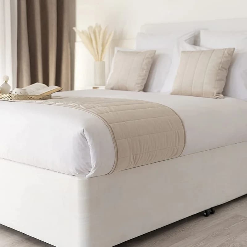 Excellente housse de base de lit de 19 pouces à bords extra profonds – Transforme une base de lit ou
