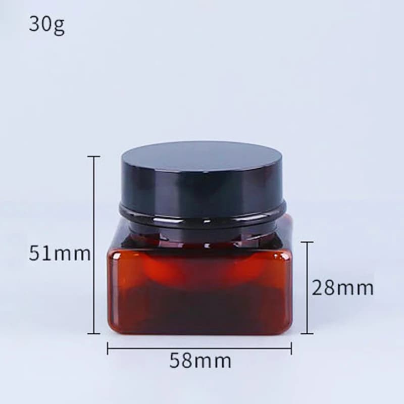Bouteille de pulvérisation vide 30/50/70/100/120ml, 1 pièce, bouteille marron pour Lotion à pression
