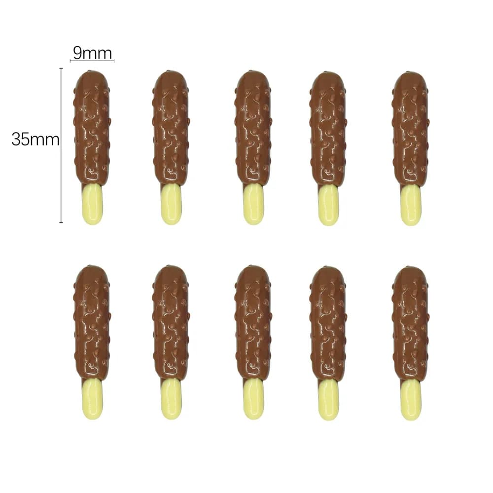 Barre de chocolat artificielle, faux sucre sucré, nourriture, ornement l'inventaire, décoration d'in