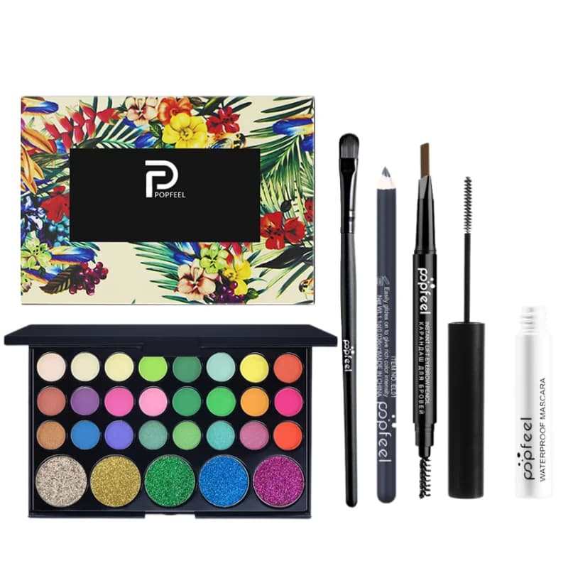 Palette de fards à paupières professionnelle 29 couleurs, palette de maquillage mate et scintillante