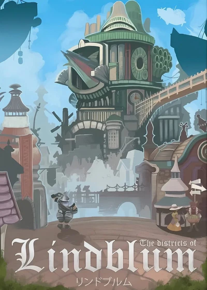 Final Fantasy Alexandria le royaume de la ville sombre, affiche de règlement d'arbre, images d'art m