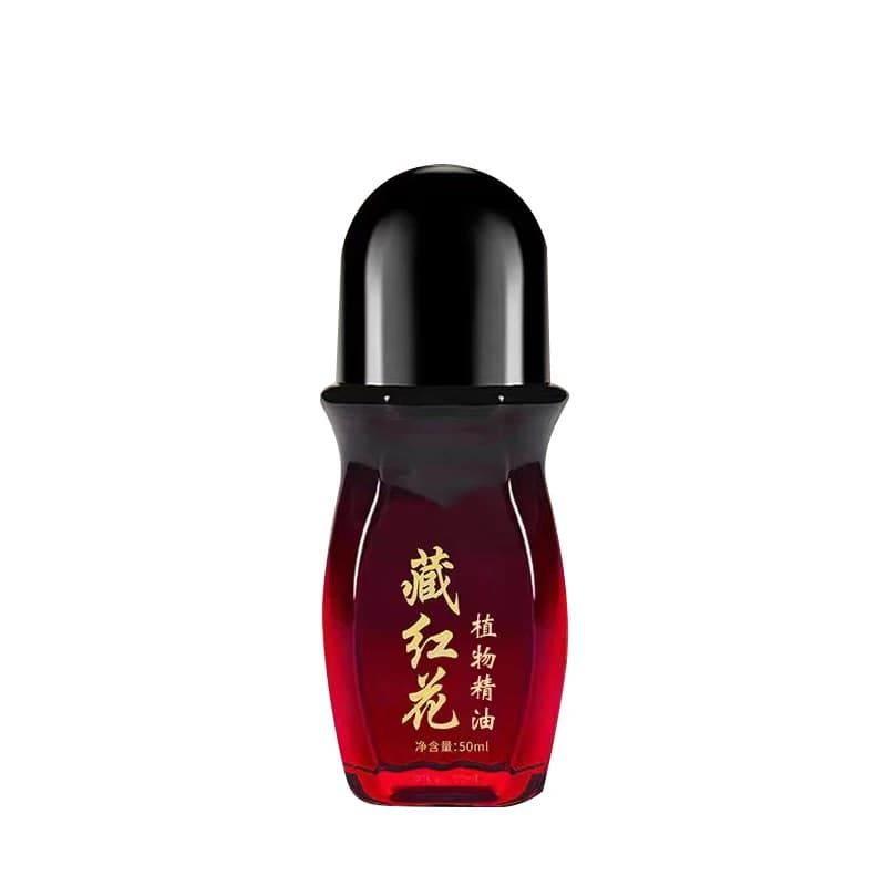 Huile chauffante essentielle de safran 50ml, huile de Guasha grattage, Massage méridien des épaules,
