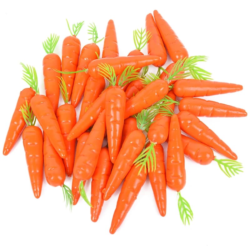 Mini Carottes Artificielles en Mousse, Décoration de Pâques, ixde Pâques, Décoration de Maison, Orne