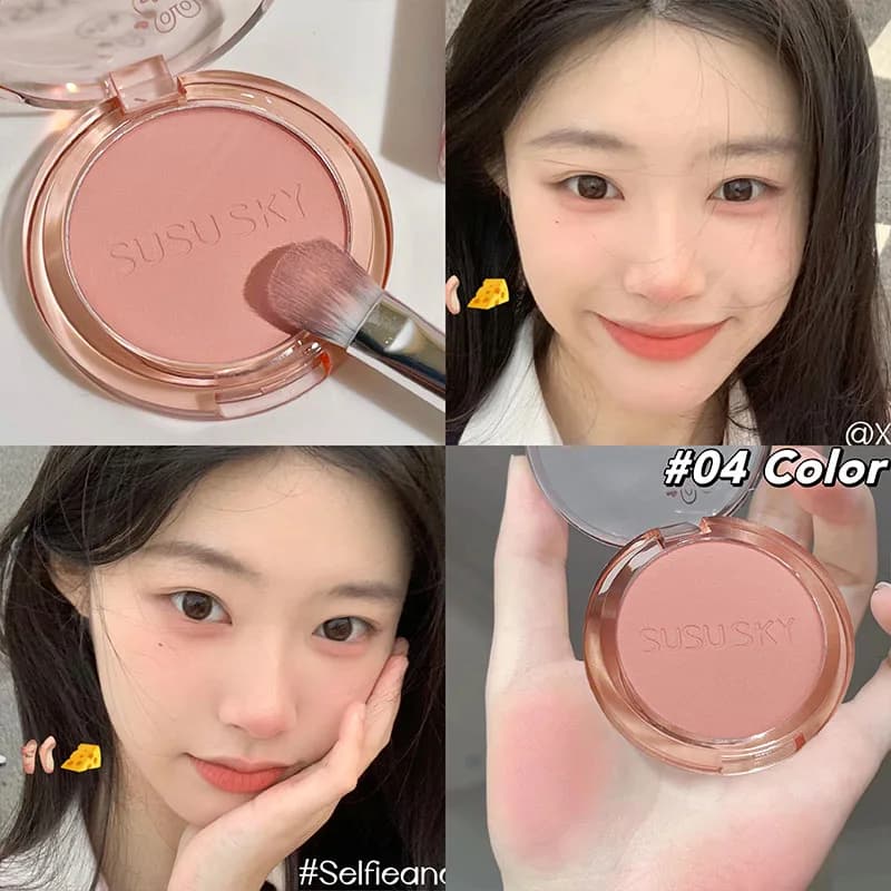 SUSU SKY Rabbit Blush monochrome mat couleur longue durée pas facile à voler Rouge blanchissant