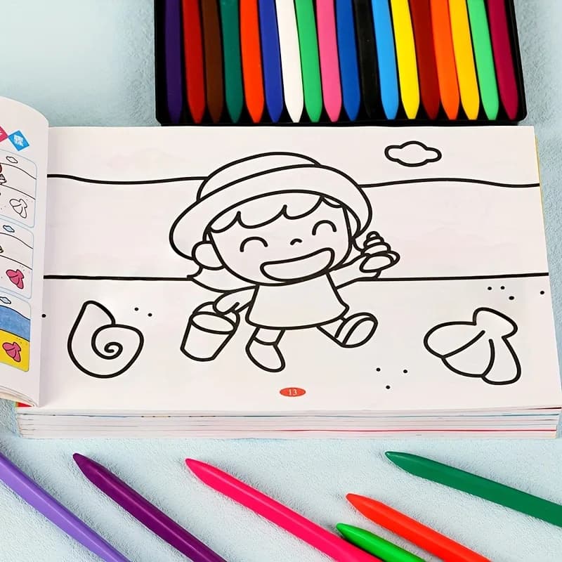 Livre de coloriage - Livre de dessin à griffonner, cadeau d'anniversaire et de fêtes, livre de dessi