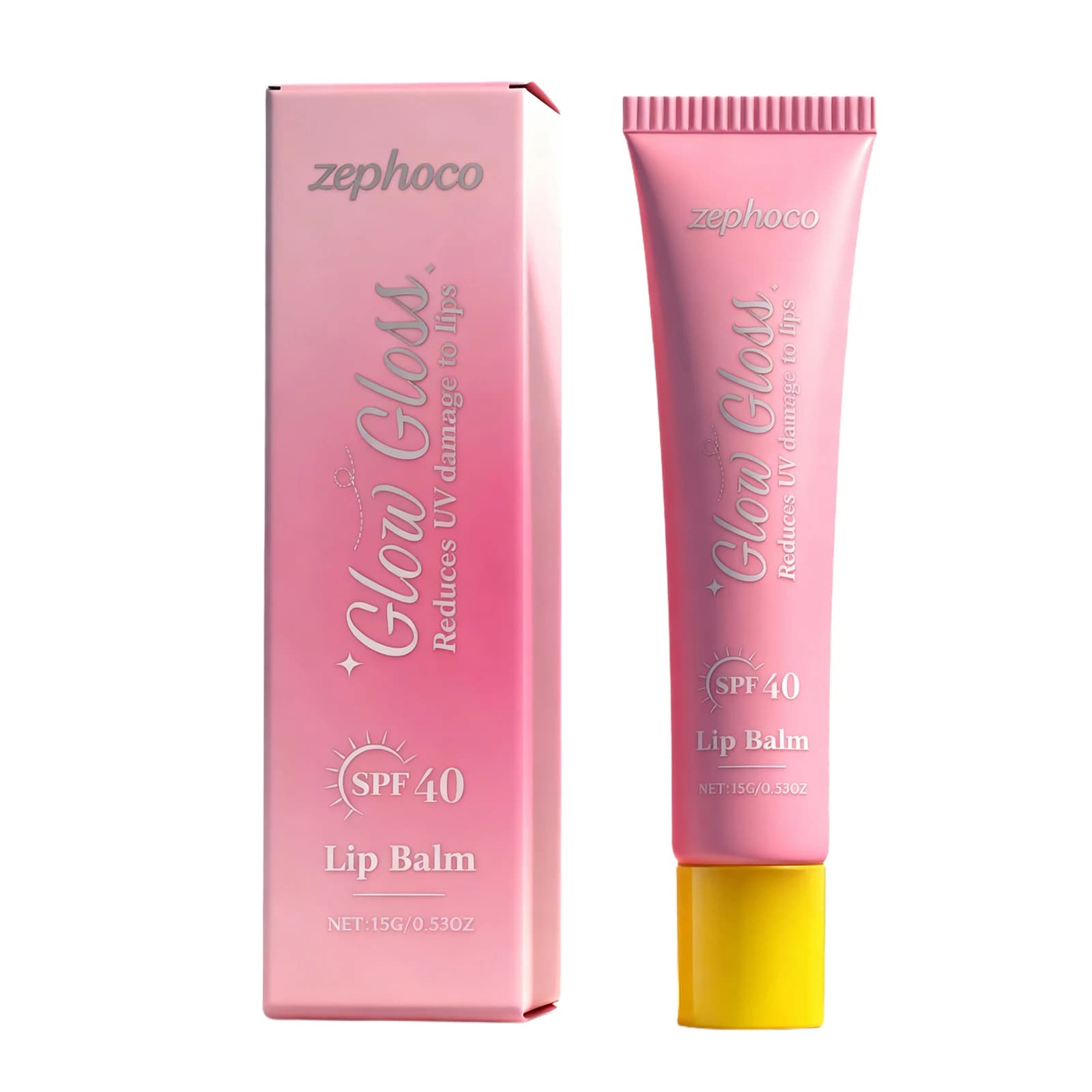 Baume à lèvres en cristal brillant à lèvres hydratant Spf 40 réduire les dommages UV renforcer la ba
