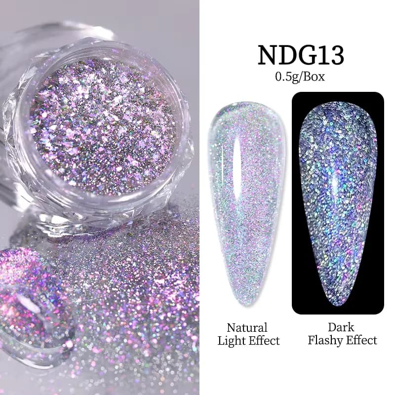 Poudre à ongles diamant, 1 pièce, fournitures pour manucure, moulage, paillettes, cristal, pigment, 