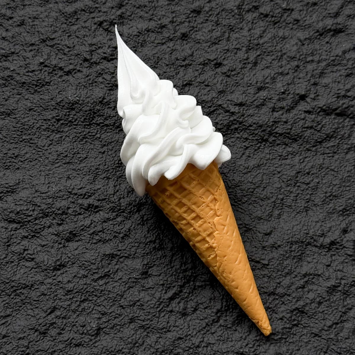Crème glacée croustillante simulée, fausse nourriture réaliste, modèle de dessert, cône de crème gla