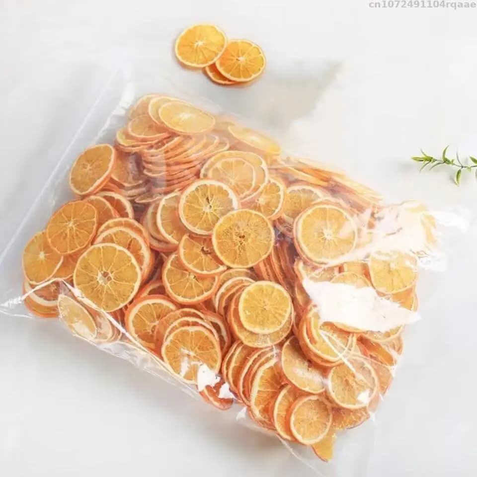 Tranches d'orange 100% naturelles et citron vert séché en vrac pour savon parfumé, bougie, mélange d