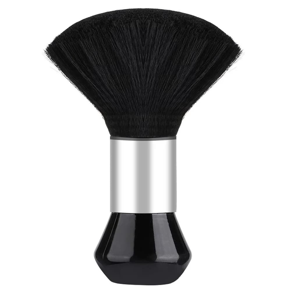 Noir coiffure balayage cou nettoyage des cheveux Duster brosse de coupe de cheveux pour salon de coi