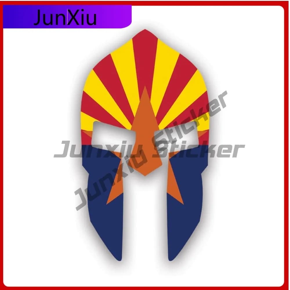 Drapeau de l'Arizona Spartan, imperméable, résistant à la décoloration, style Anime, pour carrosseri