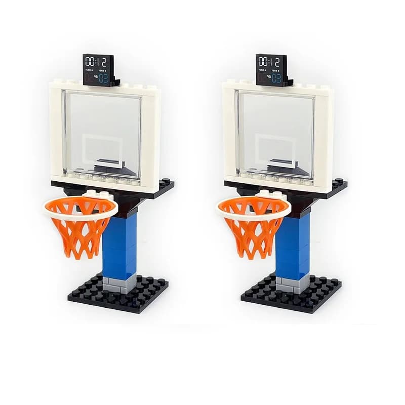 Supports de terrain de basket-ball, plaque de Base, Star MOC, Mini figurines d'action, blocs de cons