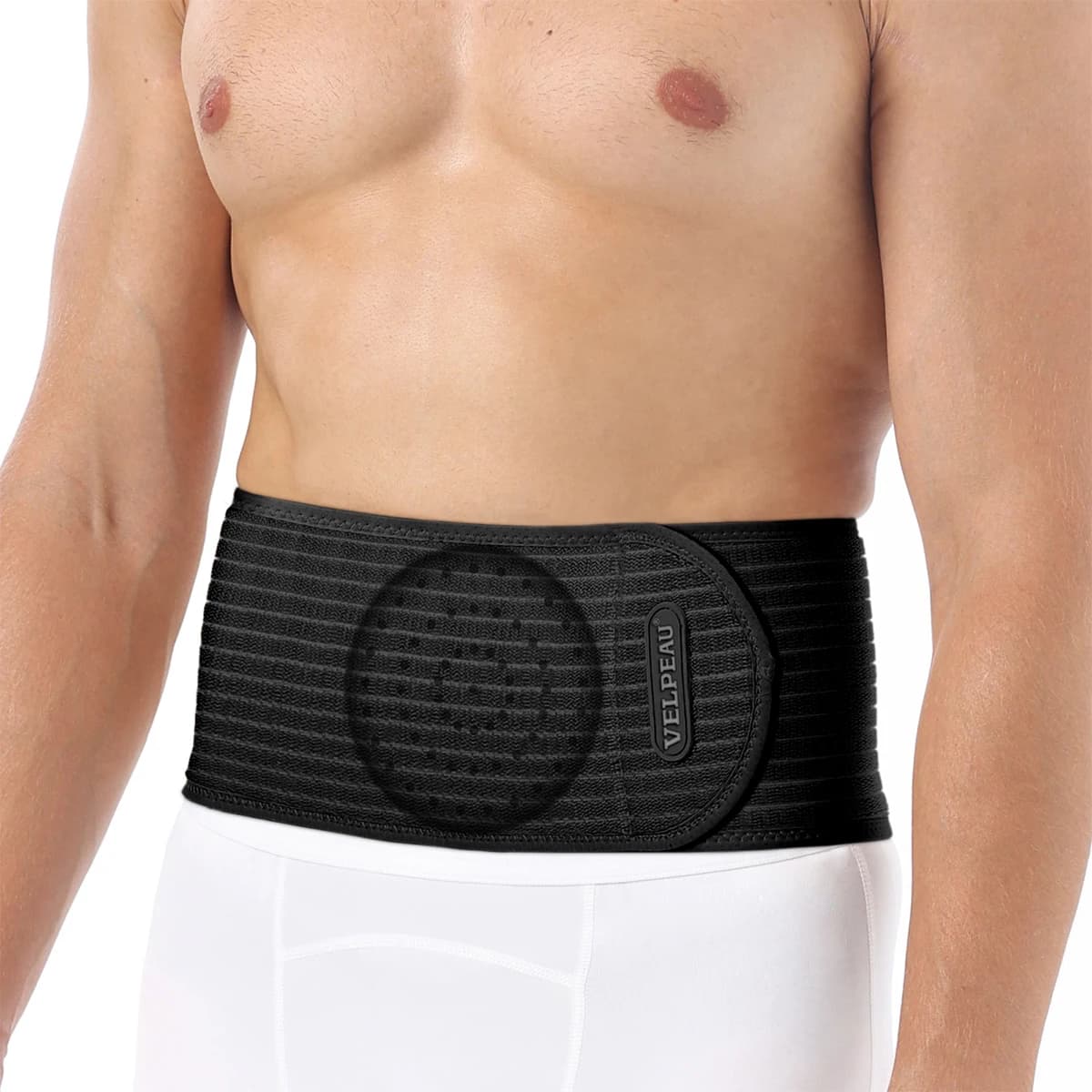 VELPEAU Ceinture pour hernie ombilicale pour hernie incisionnelle épigétrale et du nombril, reliure 