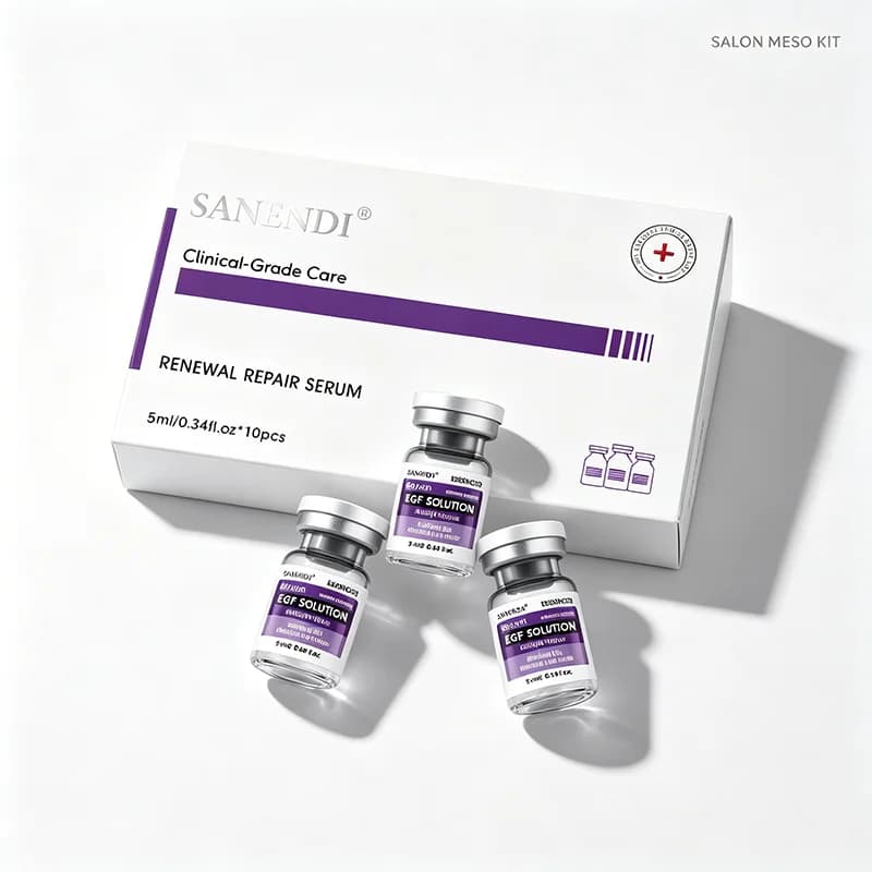 Kit de réparation PDRN+EGF+Acide Hyaluronique, Sérum Facteur de Croissance ADN de Saumon, Hydratatio