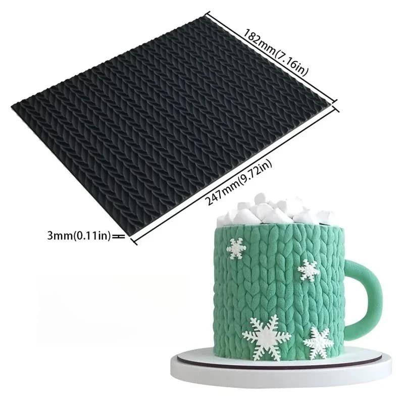 Moule à Mousse en Silicone, 12 modèles, tapis en dentelle de chocolat en forme de cœur, décoration d
