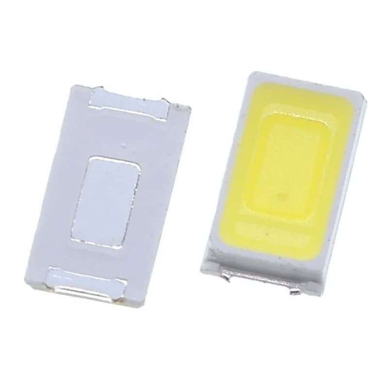 100 pièces 5730 SMD LED blanc/blanc chaud point culminant lumière LED 50-55LM