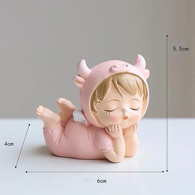 Décor de bureau mignon Kawaii, modèle créatif pour fille, porte-bonheur, décor de salle de bureau, c
