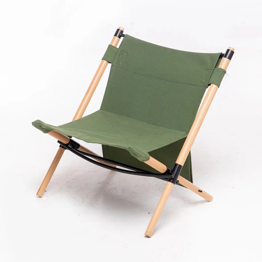 Chaise de Camping en plein air de jardin chaise Kermit en bois massif chaises pliantes pour pause dé
