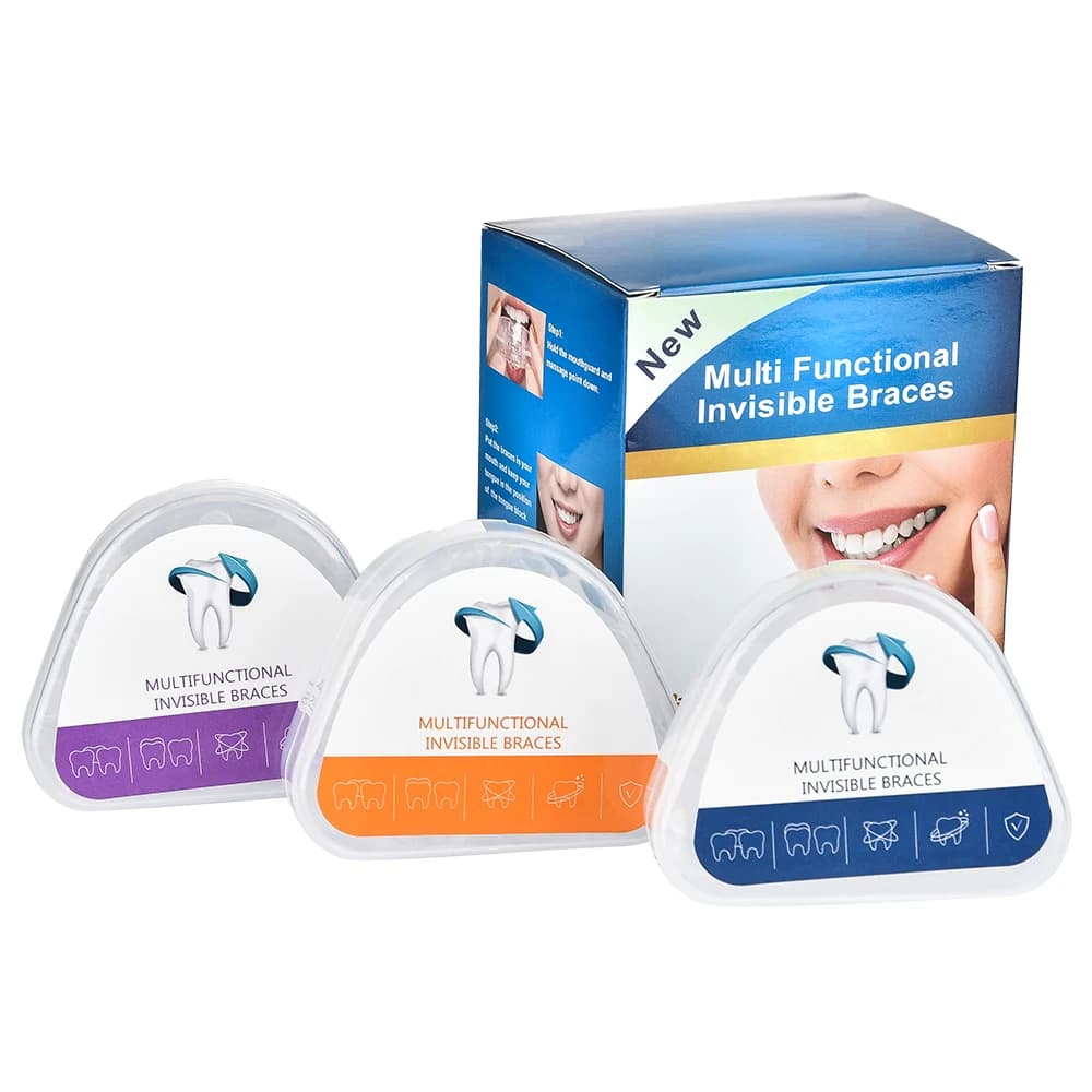 Appareil dentaire, accolades orthodontiques, ensemble d'entraînement pour adultes, orthèses, retenue