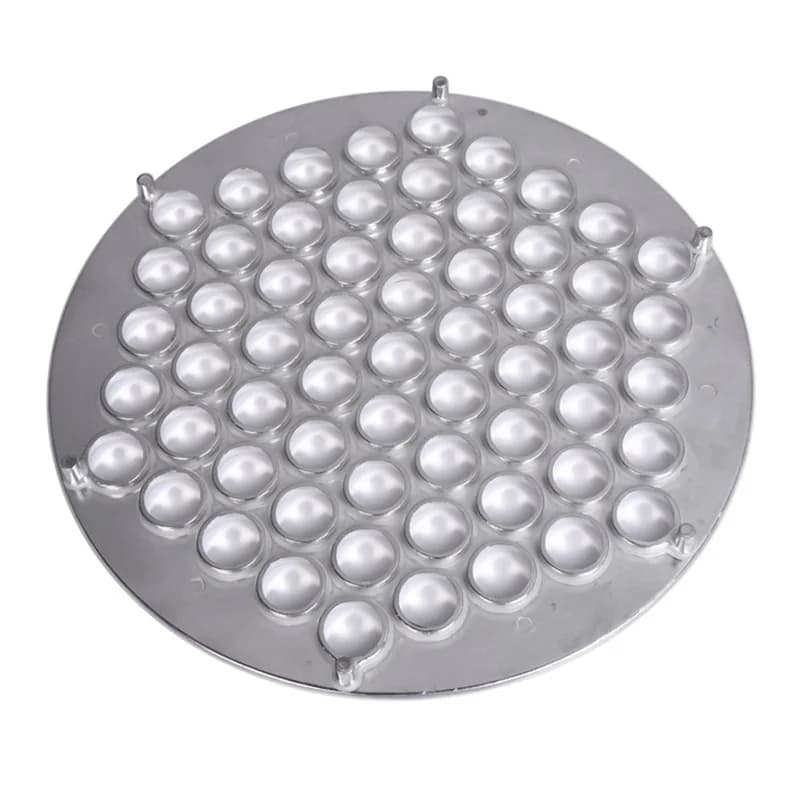 A69erussian Ravioli Maker 61 trous en alliage d'aluminium métal boulettes moule Pelmeni outil de cui