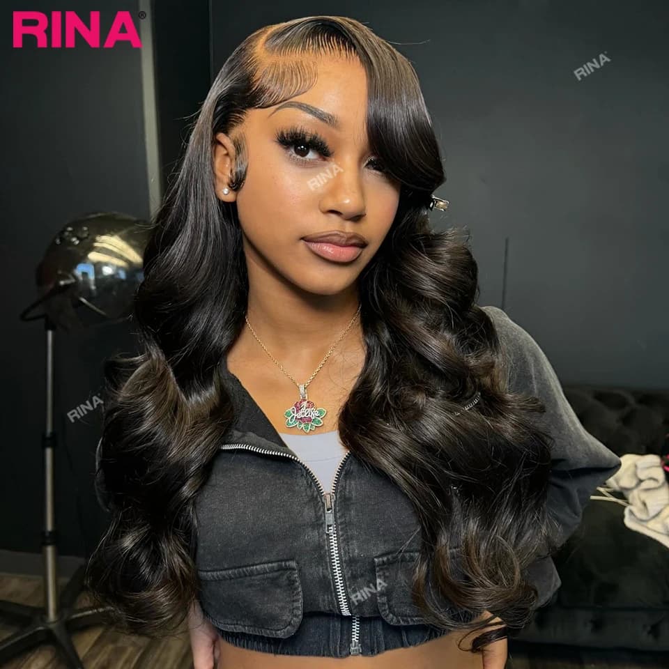 Perruque Lace Frontal Wig naturelle Body Wave colorée gris argenté, perruque Lace Frontal Wig, 13x6