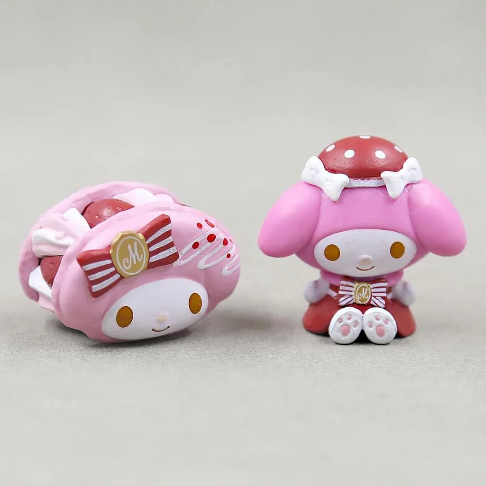My Melody Dessert Macaron série Sanrio Kuromi cannelle Pom Pom Purin bricolage décoration de gâteau 