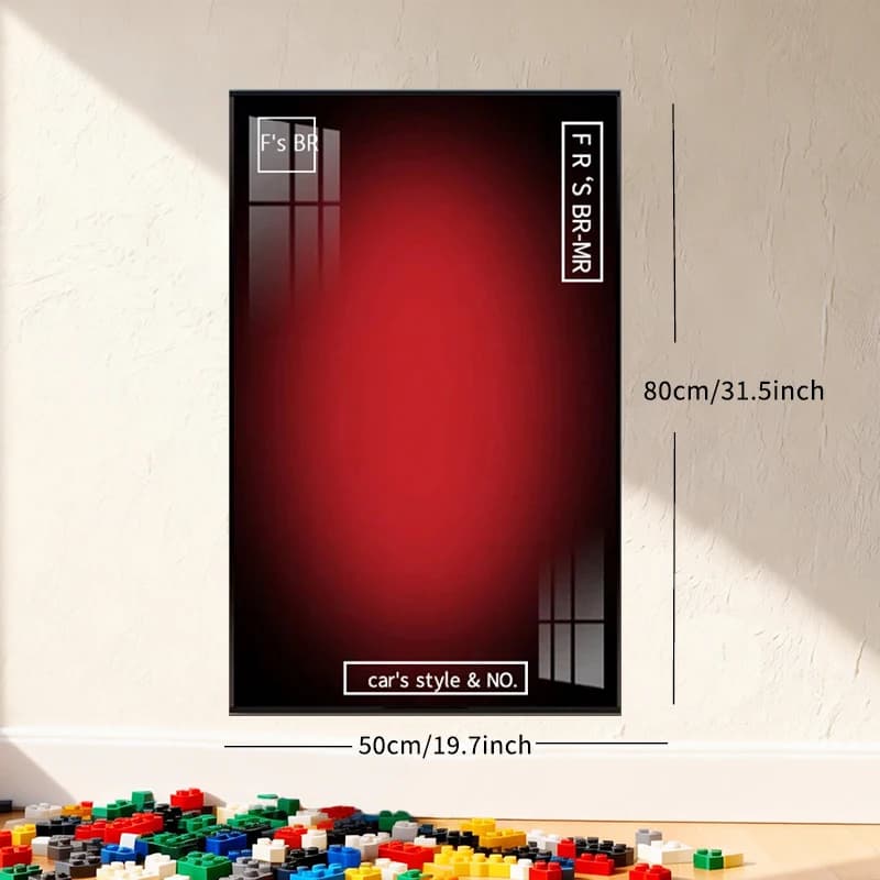Nouvelle vitrine murale 2026 pour affichage mural, compatible avec le modèle de voiture LEGO 42207F1