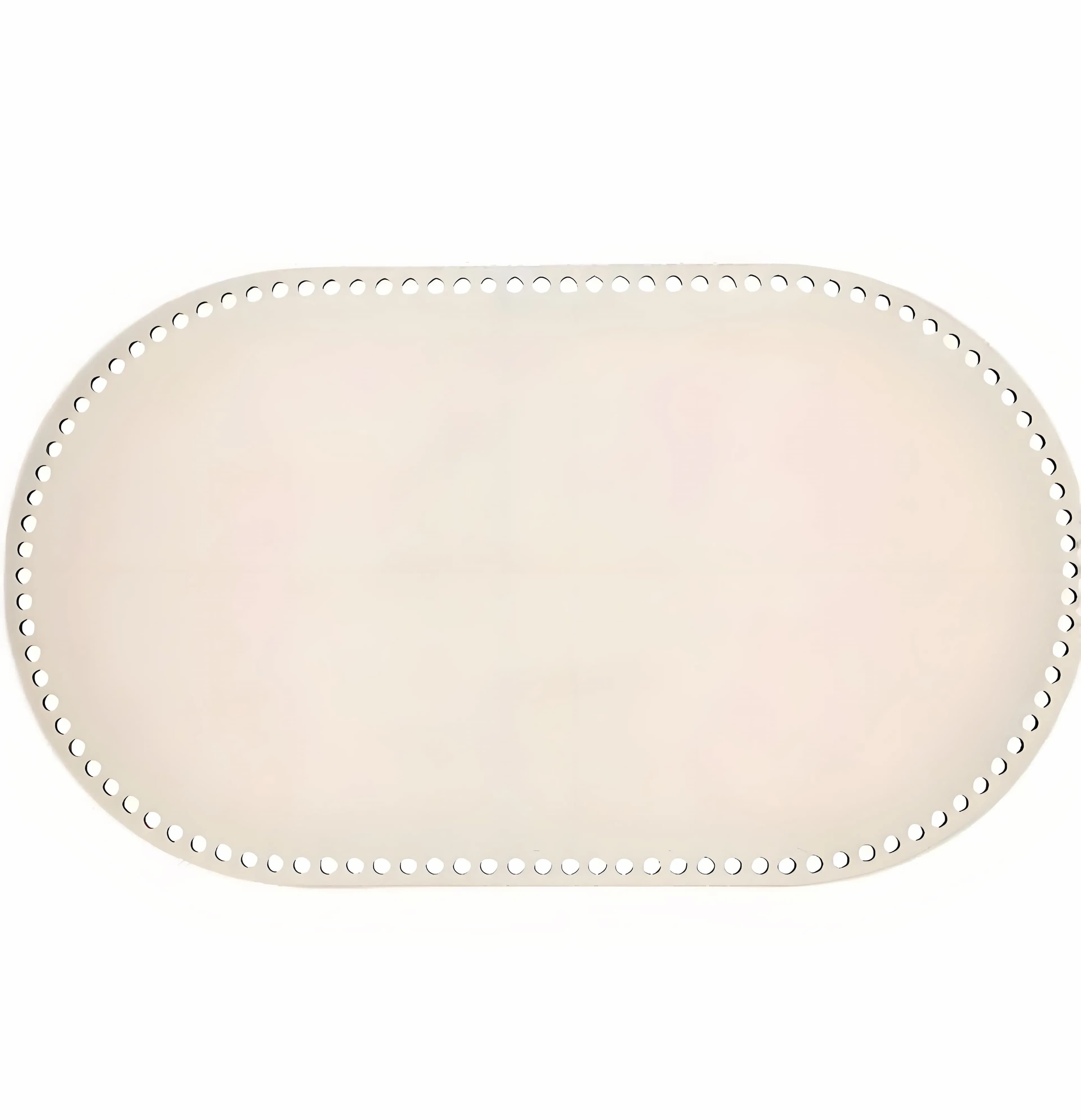 Panier ovale, Base en bois, Base tricotée ovale, bas de panier en bois au Crochet, grands et petits